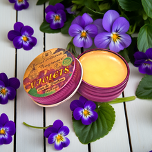 VIOLETS Perfume - Eau de Parfum - Solid Balm (Viola Odorata, Orris, Lavender, Heliotrope, Hyacinth, Vanilla) - Natural Fragrance - Wedding Party Travel Seminar Guest Favors Gifts