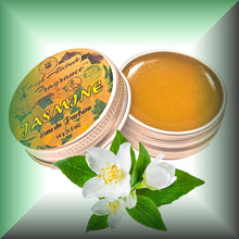 JASMINE Perfume - Eau de Parfum - Solid Balm - Aromatherapy Essential Oils (Jasminum Grandiflofum, Sambac, Gardenia, White Champaca, Magnolia) Natural Fragrance