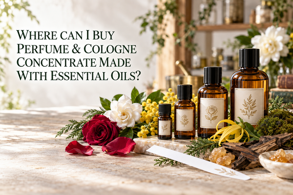 Where to buy artisan perfume and cologne fragrance concentrates made with essential oils, plant absolutes and botanical extracts