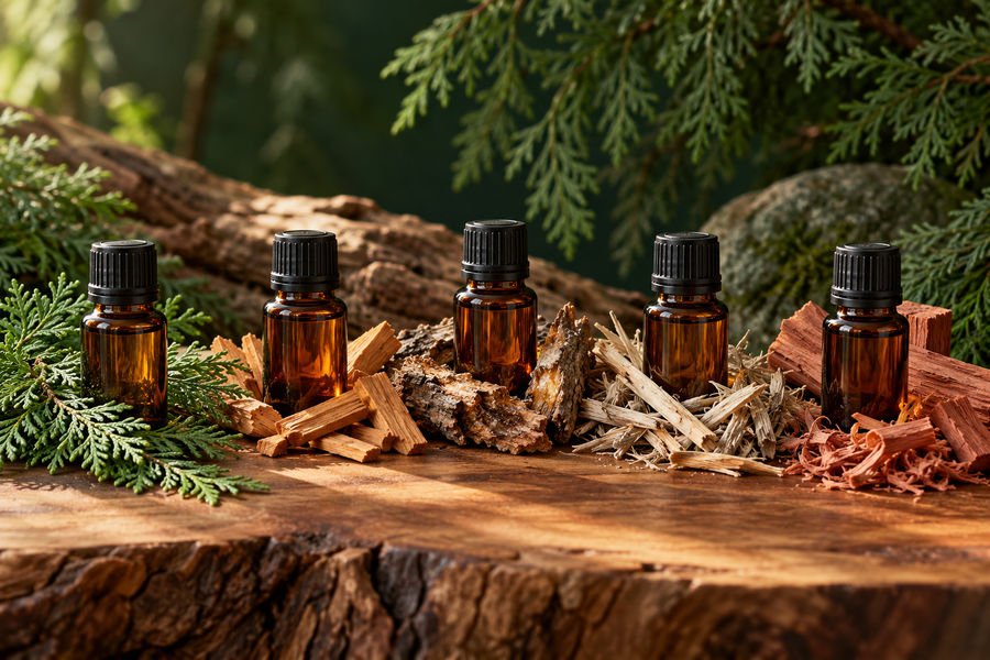 Cedarwood Essential Oil Guide: Atlas, Himalayan, Texas, Virginia & Cedar Leaf