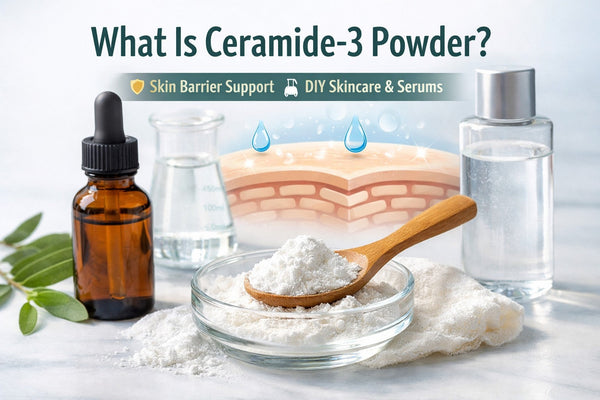 Ceramide-3 powder for skin barrier support and DIY skincare serums