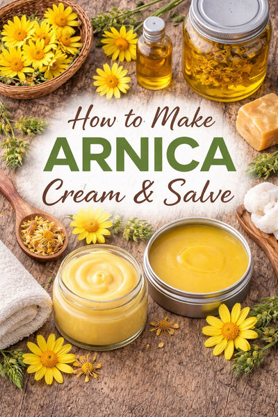 How to Make Arnica Cream for Bruises &amp; Sore Muscles (DIY Guide)