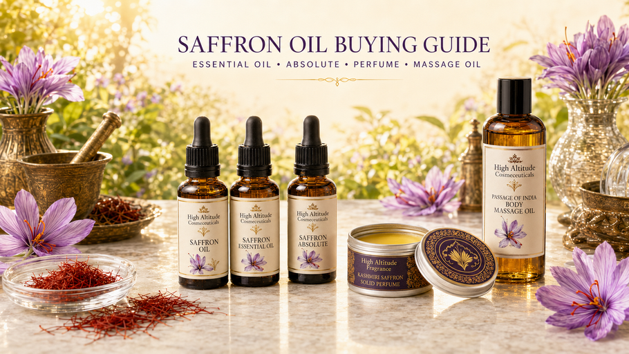 Saffron Oil, Essential Oil, Absolute & Perfume: Crocus Sativus Buying Guide