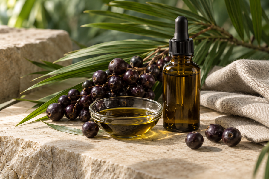 Acai Berry Oil Benefits for Dry, Mature Skin, Fine Lines & Hair