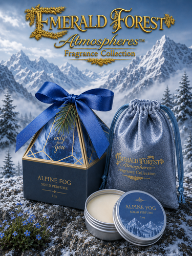 Alpine Fog™ – Solid Perfume Cologne – Mystic Mountain Air & Forest Fragrance
