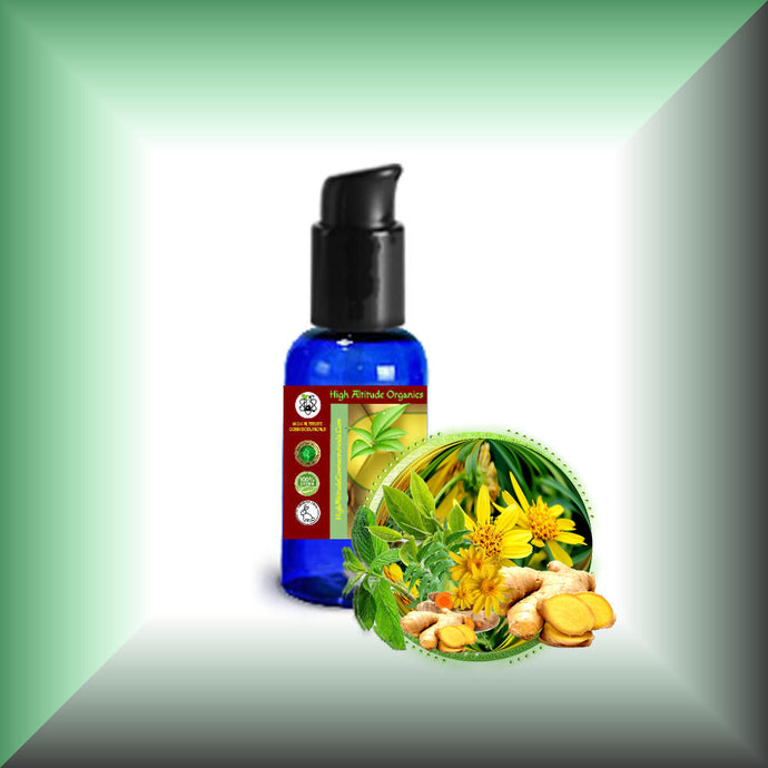 ATHLETHERAPY™ Muscle Rescue – Deep-Tissue Massage Oil in a 1 fl oz bottle with pump dispenser.