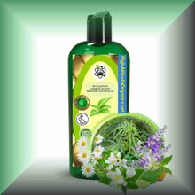 Beside the Still Waters™ Calming Body Massage Oil in a 8 fl oz bottle with dispenser cap.