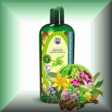 Blossom Groves™ Citrus-Floral Antioxidant Body Massage Oil for Glowing Skin in a 8 fl oz bottle with dispenser cap.