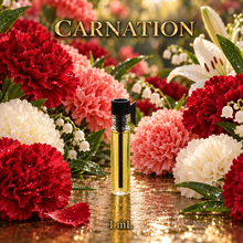 Carnation Perfume & Cologne Concentrate – Spicy Green Floral, Lily & Clove | Oil-Soluble - 1ml sample vial.