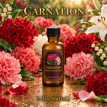 Carnation Perfume & Cologne Concentrate – Spicy Green Floral, Lily & Clove | Oil-Soluble - 2oz glass bottle with cap.
