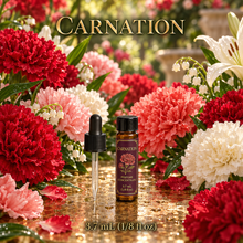 Carnation Perfume & Cologne Concentrate – Spicy Green Floral, Lily & Clove | Oil-Soluble - 3.7ml Dram.