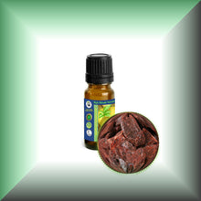 Dragon's Blood (Daemonorops Draco) Essential Oil in a 10 ml glass bottle with a euro dropper cap.
