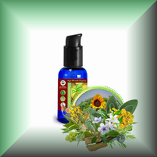 Echoes of the Wild™ Wild Meadow Herbal Body Massage Oil in a 1 fl oz bottle with pump dispenser.