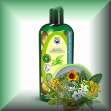 Echoes of the Wild™ Wild Meadow Herbal Body Massage Oil in a 8 fl oz bottle with dispensing cap.