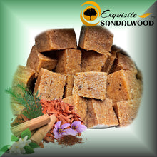 EXQUISITE SANDALWOOD™ Bath Tofu™ - Herbal Aromatic Cleansing Bath Melts with Himalayan & Sea Salt