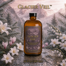 Glacier Veil™ Alpine Forest Perfume & Cologne Concentrate – Jasmine, Cyclamen & Lily | Oil-Soluble