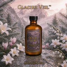 Glacier Veil™ Alpine Forest Perfume & Cologne Concentrate – Jasmine, Cyclamen & Lily | Oil-Soluble