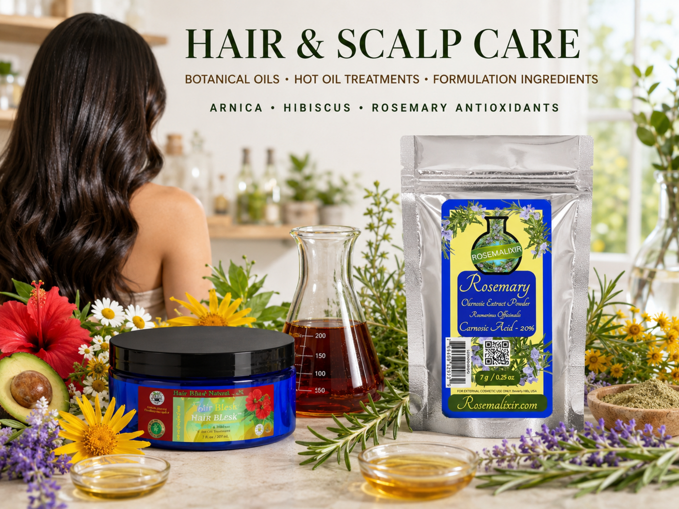 Hair & Scalp Care | Botanical Oils, Treatments & Ingredients
