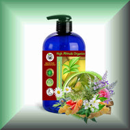 Herbaceous Jojoba™ Facial Massage Oil for Sensitive Skin in a 16 fl oz bottle with pump dispenser.