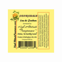 Honeysuckle solid perfume ingredients panel