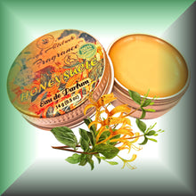 HONEYSUCKLE Solid Perfume-Eau de Parfum-Aromatherapy Balm-with-Essential Oils-Lonicera Caprifolium-Labdanum-Jasmine-Vanilla-Honey-Natural-Organic-Fragrance