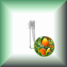 Mandarin essential oil sample
