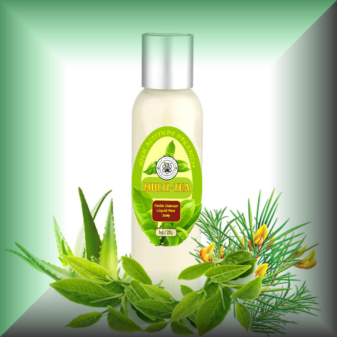 HIGH ALTITUDE ORGANICS MULTI-TEA Facial Cleanser - Liquid Soap