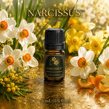 Narcissus™ Perfume & Cologne Concentrate – Green Daffodil, Neroli & Golden Citrus | Oil-Soluble - 5ml glass bottle with euro dropper cap.