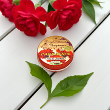 CARNATION Perfume - Eau de Parfum - Solid Balm - Aromatherapy Essential Oils (Dianthus Caryophyllus, Lily, Fresh Floral Spicy Clove) Natural Fragrance