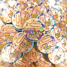ROYAL IRIS Perfume — Eau de Parfum • Solid Balm • Aromatherapy Essential Oils (Iris Florentina, Tangerine, Violet, Rose, Tropical Fruit,  Vanilla, Chocolate) — Natural Fragrance
