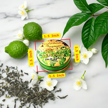 SENCHA VEIL -  Botanical Green Tea Solid Perfume dimensions