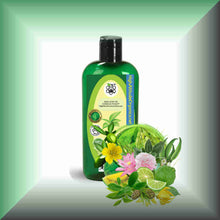 Summer Rain™ Fresh Green & Aquatic Floral Body Massage Oil in a 4 fl oz bottle  with dispenser cap.