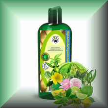 Summer Rain™ Fresh Green & Aquatic Floral Body Massage Oil in a 8 fl oz bottle  with dispenser cap.
