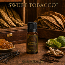 Sweet Tobacco™ Perfume & Cologne Concentrate – Honeyed Tobacco, Vanilla & Bergamot | Oil-Soluble - 10ml glass bottle with euro cap.