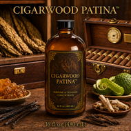 Sweet Tobacco™ Perfume & Cologne Concentrate – Honeyed Tobacco, Vanilla & Bergamot | Oil-Soluble - 16oz  glass bottle with cap.