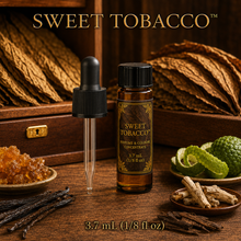 Sweet Tobacco™ Perfume & Cologne Concentrate – Honeyed Tobacco, Vanilla & Bergamot | Oil-Soluble - 3.7ml Dram.