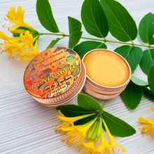 HONEYSUCKLE Solid Perfume-Eau de Parfum-Aromatherapy Balm-with-Essential Oils-Lonicera Caprifolium-Labdanum-Jasmine-Vanilla-Honey-Natural-Organic-Fragrance
