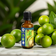 bottle of HIGH ALTITUDE NATURALS green mandarin zest essential oil 