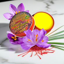 KASHMIRI SAFFRON Perfume — Eau de Parfum • Solid Balm • Aromatherapy Essential Oils (Crocus sativus, Tangerine, Lily, Vetiver, Benzoin, Hay) — Natural Fragrance