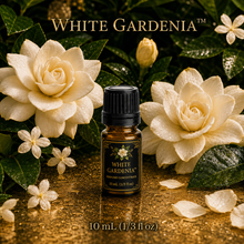 White Gardenia™ Perfume & Cologne Concentrate – Jasmine & Tropical White Florals | Oil-Soluble - 10ml glass bottle with euro dropper.