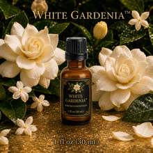 White Gardenia™ Perfume & Cologne Concentrate – Jasmine & Tropical White Florals | Oil-Soluble - 1oz glass bottle with euro dropper.