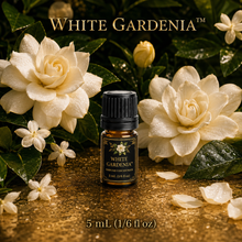 White Gardenia™ Perfume & Cologne Concentrate – Jasmine & Tropical White Florals | Oil-Soluble - 5ml glass bottle with euro dropper.