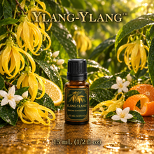Ylang-Ylang™ Perfume & Cologne Concentrate – Creamy Tropical Floral, Jasmine & Citrus | Oil-Soluble- 15ml glass bottle with euro dropper.