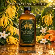 Ylang-Ylang™ Perfume & Cologne Concentrate – Creamy Tropical Floral, Jasmine & Citrus | Oil-Soluble - 16oz glass botle with cap.