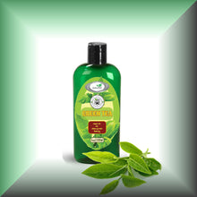 Green Tea Seed Oil for Face, Skin, Hair & Massage - Virgin, in a 4 fl oz bottle with dispenser cap.