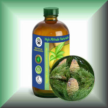 Himalayan Cedarwood Essential Oil (Cedrus deodara) – Aromatherapy, Skin Care & Perfumery in a 16 fl oz glass bottle with cap.