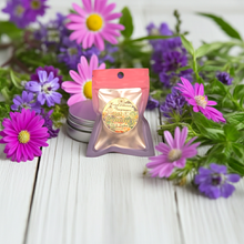 WILD BOUQUET Floral Perfume - Eau de Parfum - Solid Balm (Lemon Verbena, Roses, Musk, Violet, Mimosa, Lavender, Jasmine, Ylang) Natural Organic Fragrance