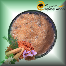EXQUISITE SANDALWOOD™ Herbal Cleansing Exfoliating Himalayan & Sea Salt Skin Scrub
