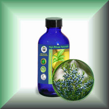 Cedarwood Essential Oil (Virginian, Juniperus virginiana) – Aromatherapy, Skin Care & Perfumery in a 4 fl oz bottle with a cap.