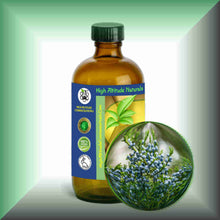 Cedarwood Essential Oil (Virginian, Juniperus virginiana) – Aromatherapy, Skin Care & Perfumery in a 8 fl oz glass bottle with a cap.